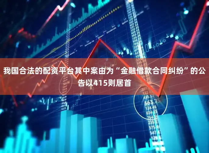 我国合法的配资平台其中案由为“金融借款合同纠纷”的公告以415则居首